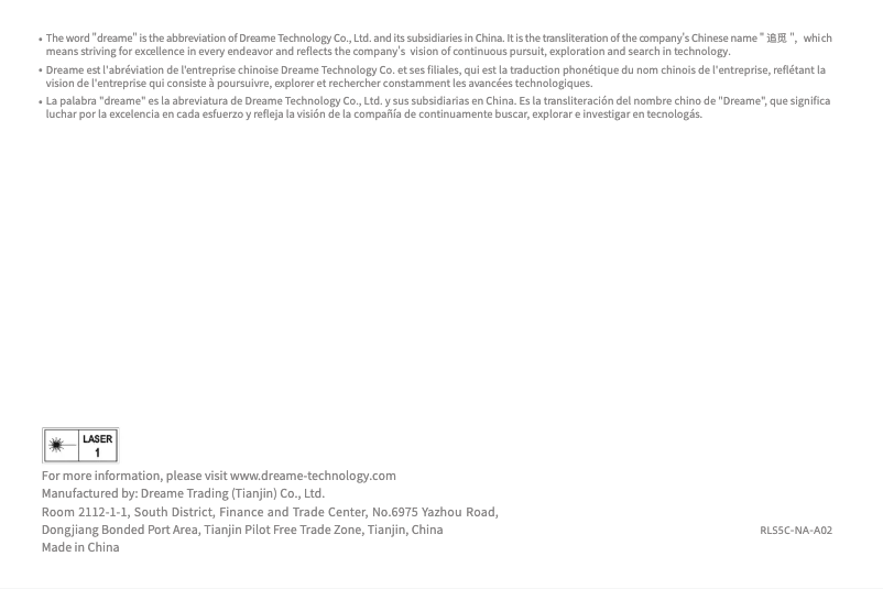 Page 1 de la notice Manuel utilisateur Dreame W10