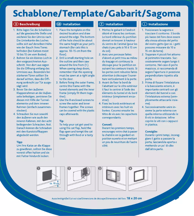 Page 1 de la notice Manuel utilisateur Trixie 3850