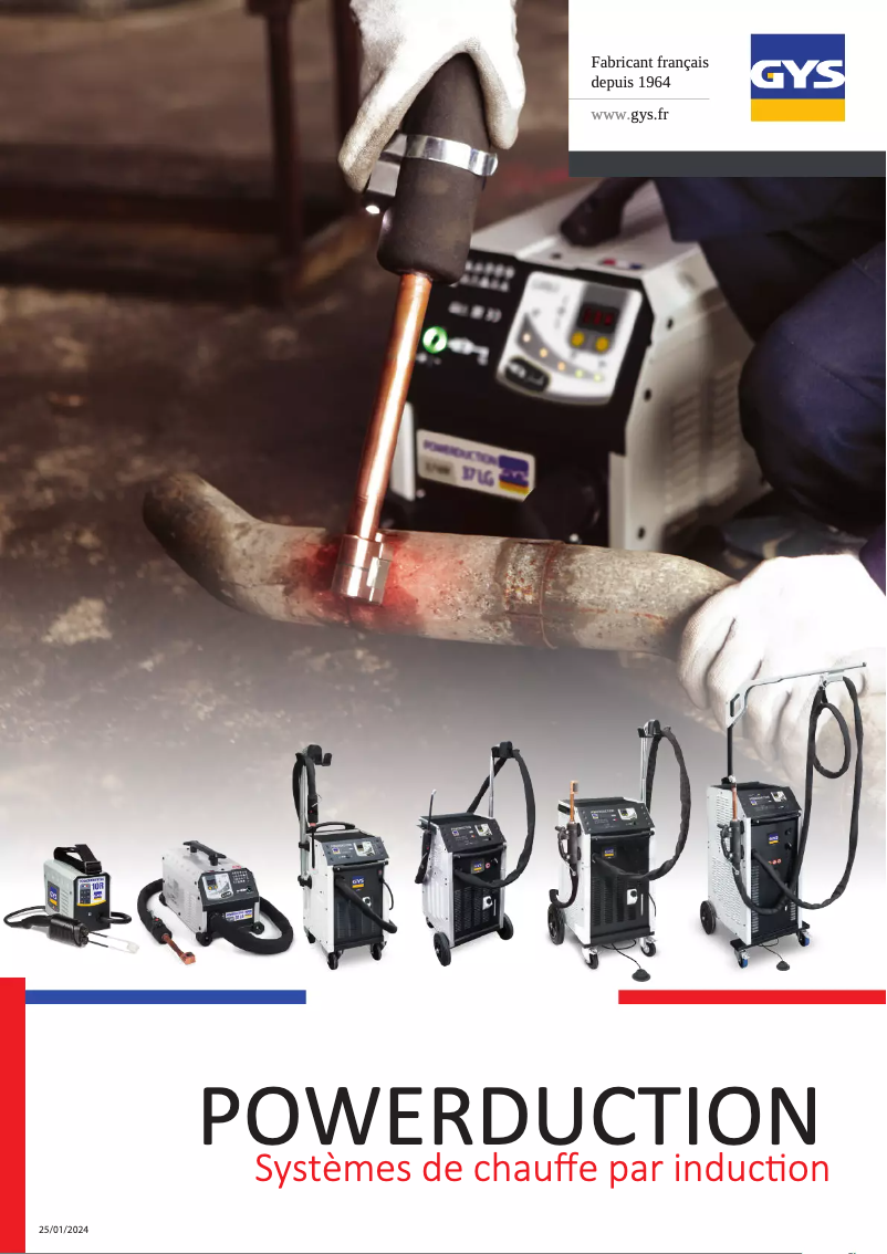Page 1 de la notice Brochure GYS Powerduction 220LG
