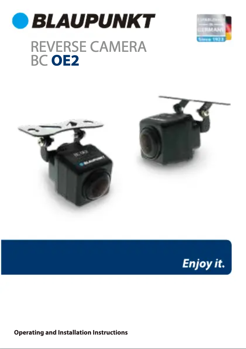 Page 1 de la notice Manuel utilisateur Blaupunkt BC OE2