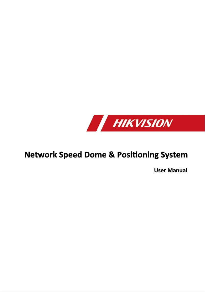 Page 1 de la notice Manuel utilisateur Hikvision DS-2DF6A225X-AEL(T3)