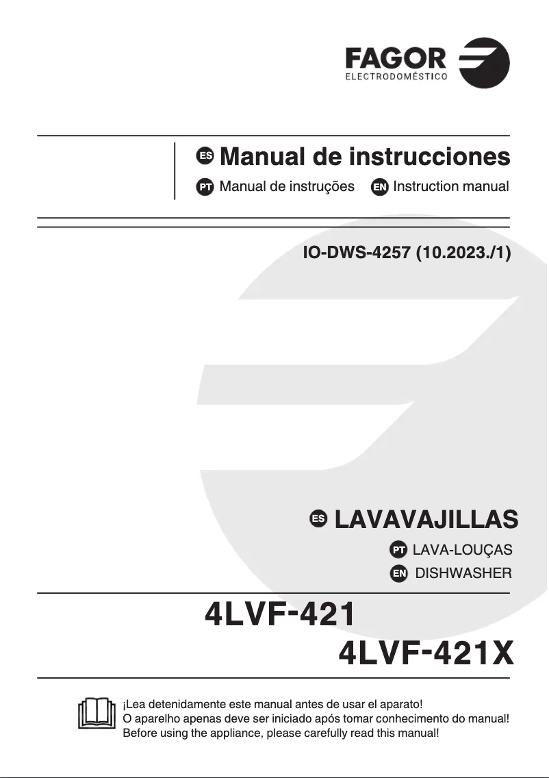 Image de la première page du manuel de l'appareil 4LVF-421