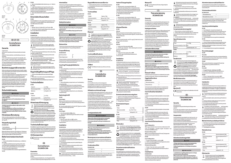 Página 1 del manual Manual de usuario Olympia DC200