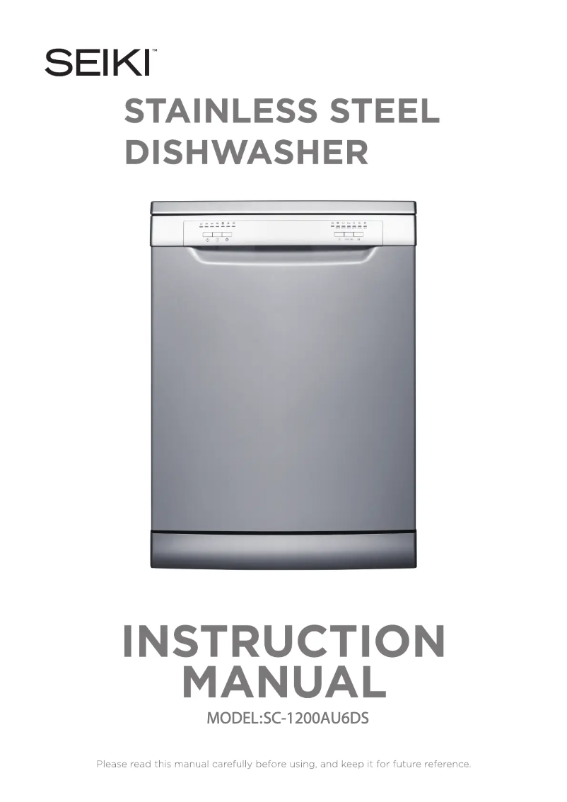 Page 1 de la notice Manuel utilisateur Seiki SC-1200AU6DS