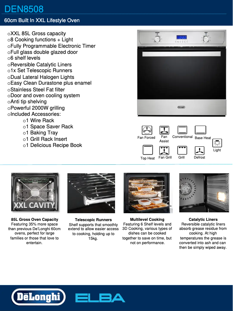 Image de la première page du manuel de l'appareil DEN8508