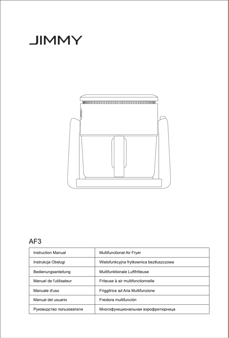 Page n°1 - Manuel utilisateur JIMMY AF3