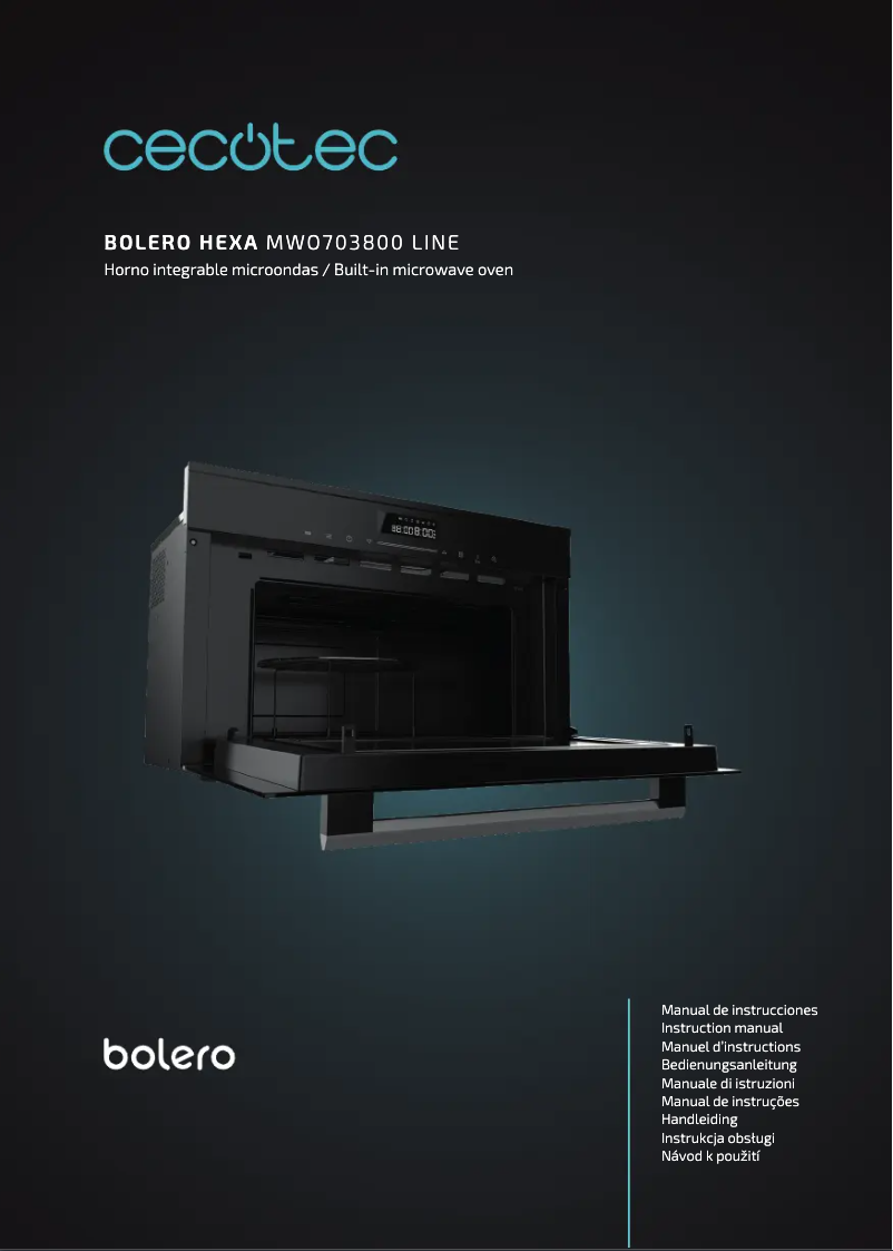 Page n°1 - Manuel utilisateur Cecotec Bolero Hexa MWO703800 Line