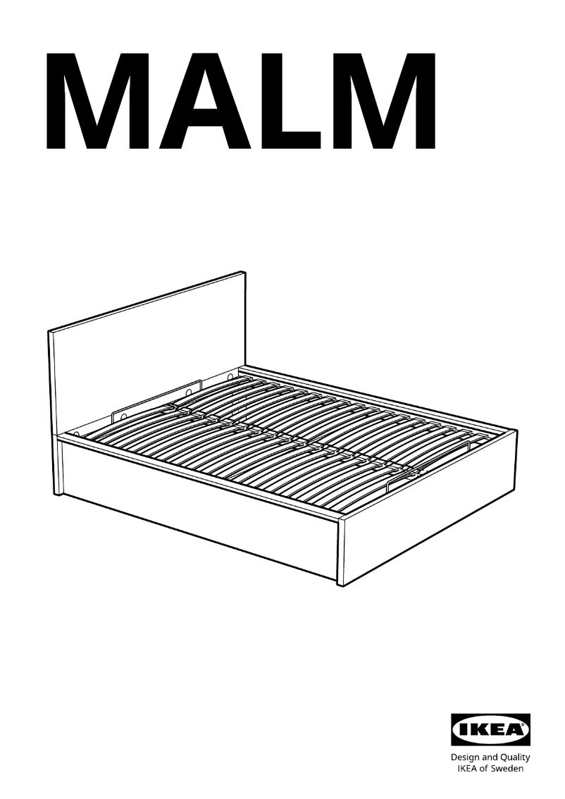 Page 1 de la notice Manuel utilisateur Ikea MALM 304.048.15