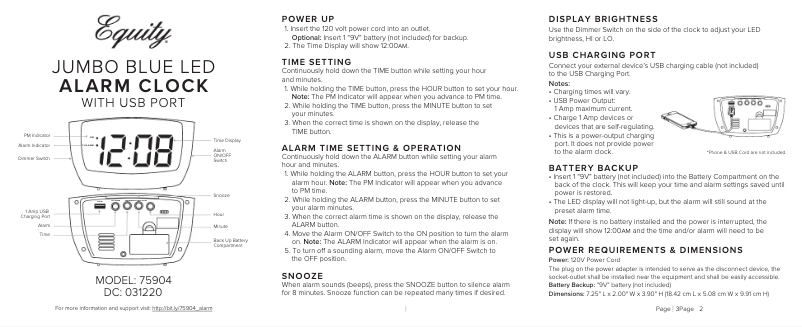 Página 1 del manual Manual de usuario La Crosse Technology 75904