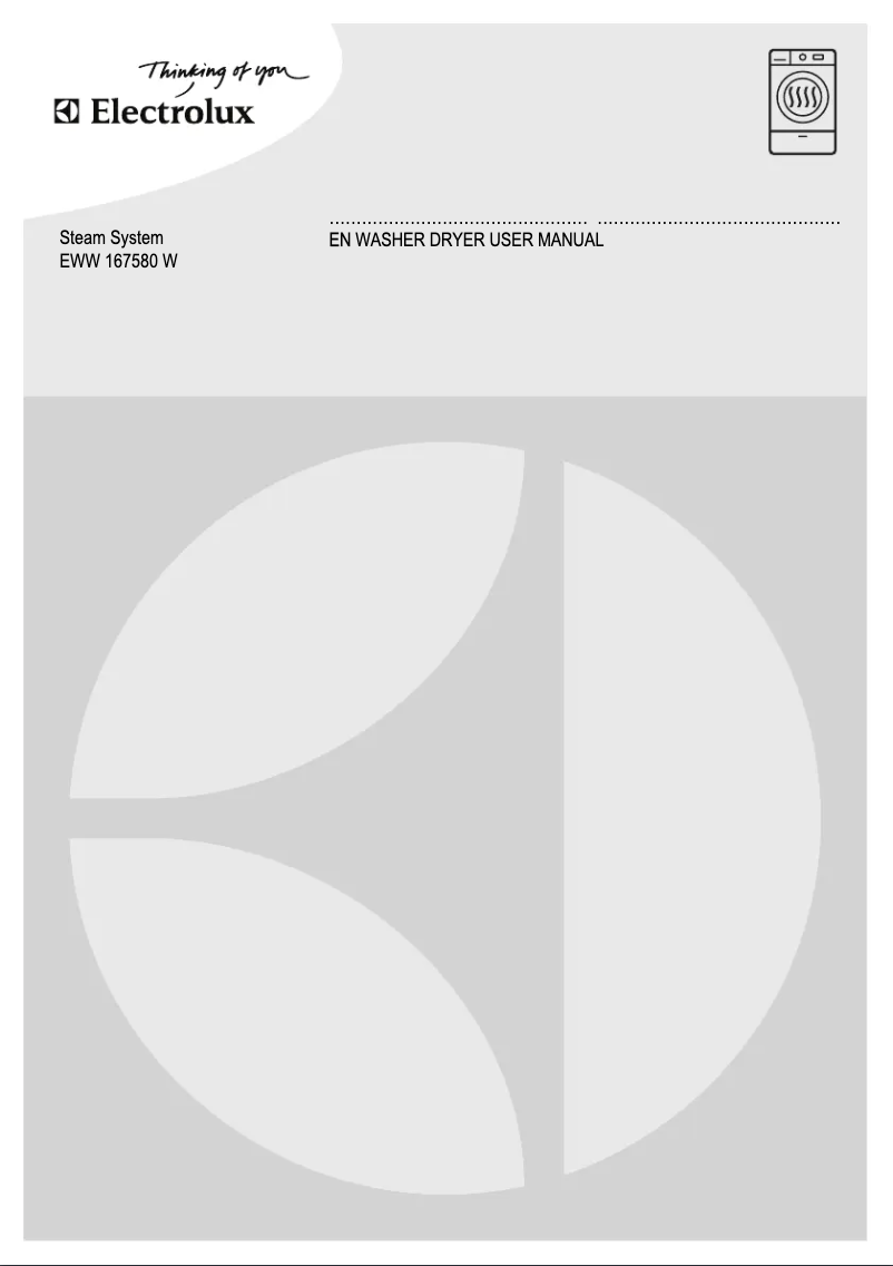 Page n°1 - Manuel utilisateur Electrolux EWW 167580 W