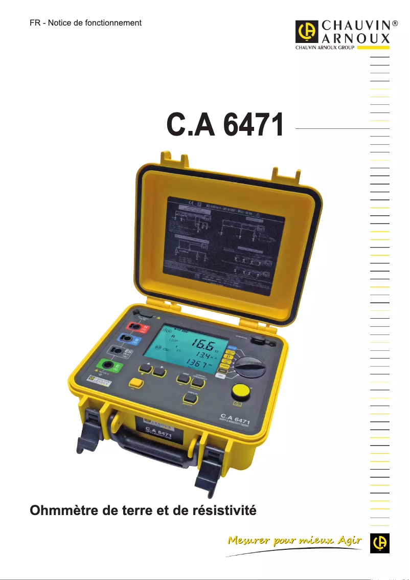 First page image of the manual for C.A 6471