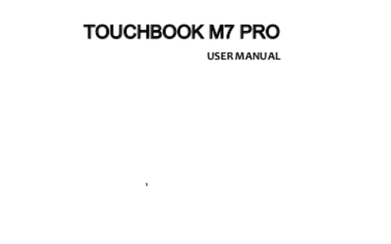 Page 1 de la notice Manuel utilisateur BLU Touchbook M7 PRO
