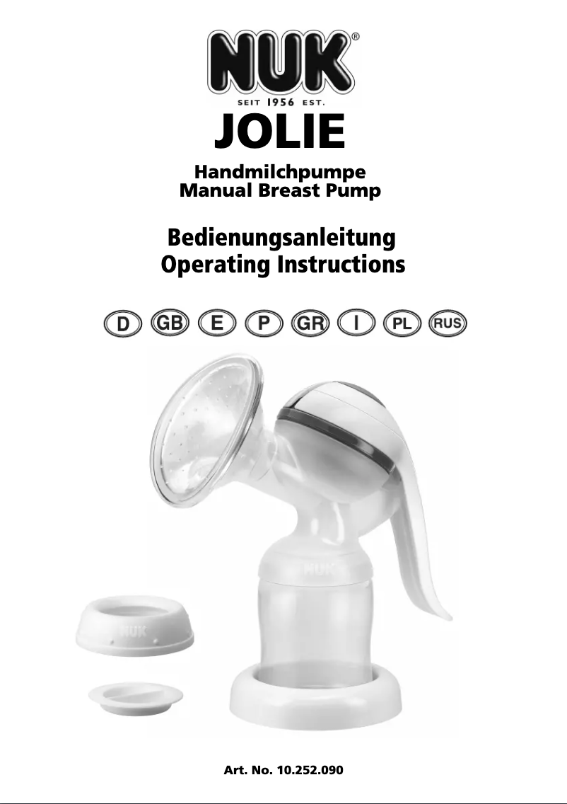 Page 1 de la notice Manuel utilisateur NUK Jolie