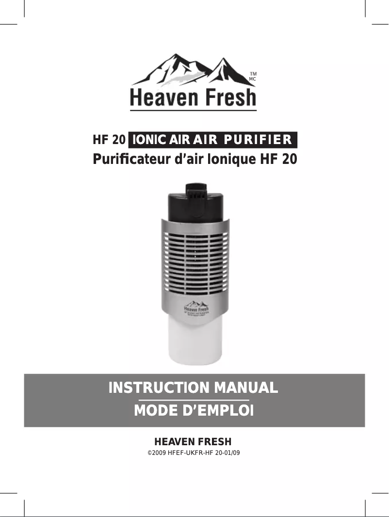 Page n°1 - Manuel utilisateur Heaven Fresh HF20