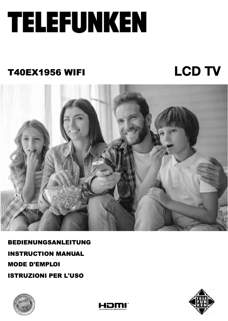Image de la première page du manuel de l'appareil T40EX1956 WIFI