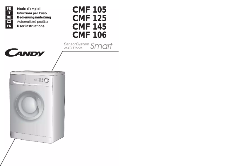 Page 1 de la notice Manuel utilisateur Candy CMF 145