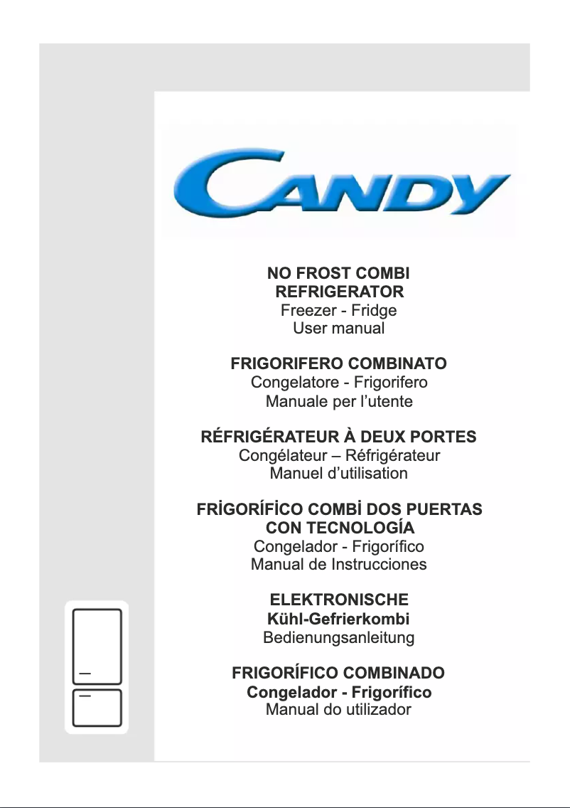 Page n°1 - Manuel utilisateur Candy CVS 6182X