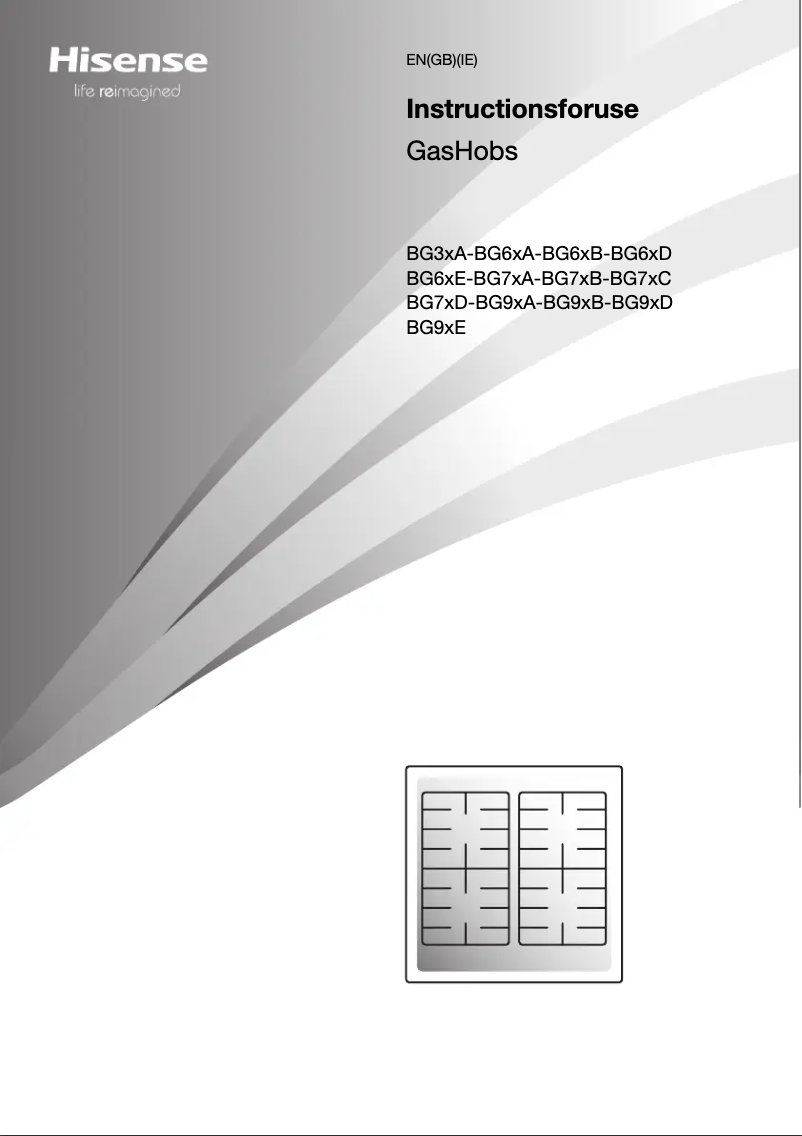 Page 1 de la notice Manuel utilisateur Hisense GG663B