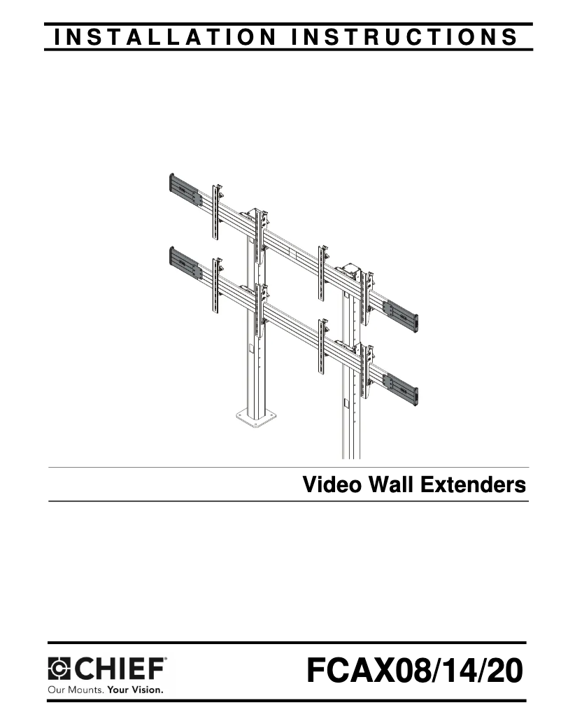 Page n°1 - Manuel utilisateur Chief FCAX14