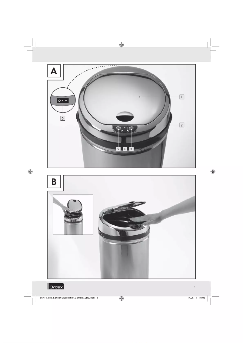 Page n°1 - Manuel utilisateur Ordex Z30384