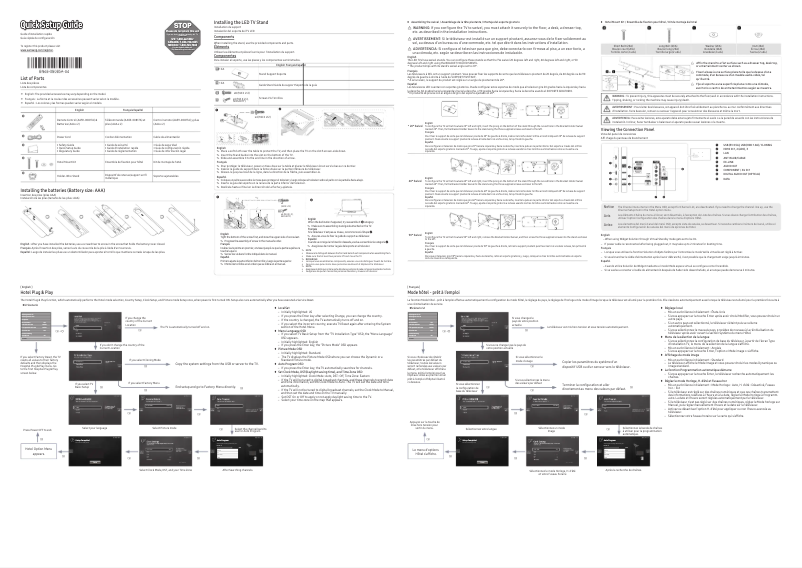 Page 1 de la notice Manuel utilisateur Samsung HG43NE590SF