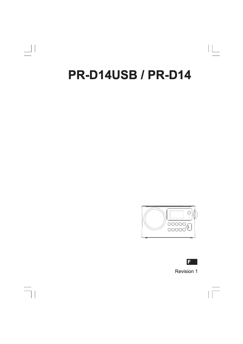 Página 1 del manual Manual de usuario Sangean PR-D14USB