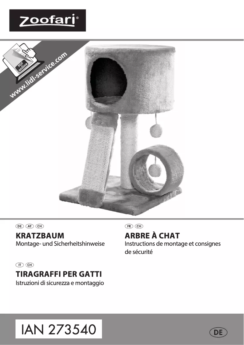 Imagen de la primera página del manual del dispositivo IAN 273540