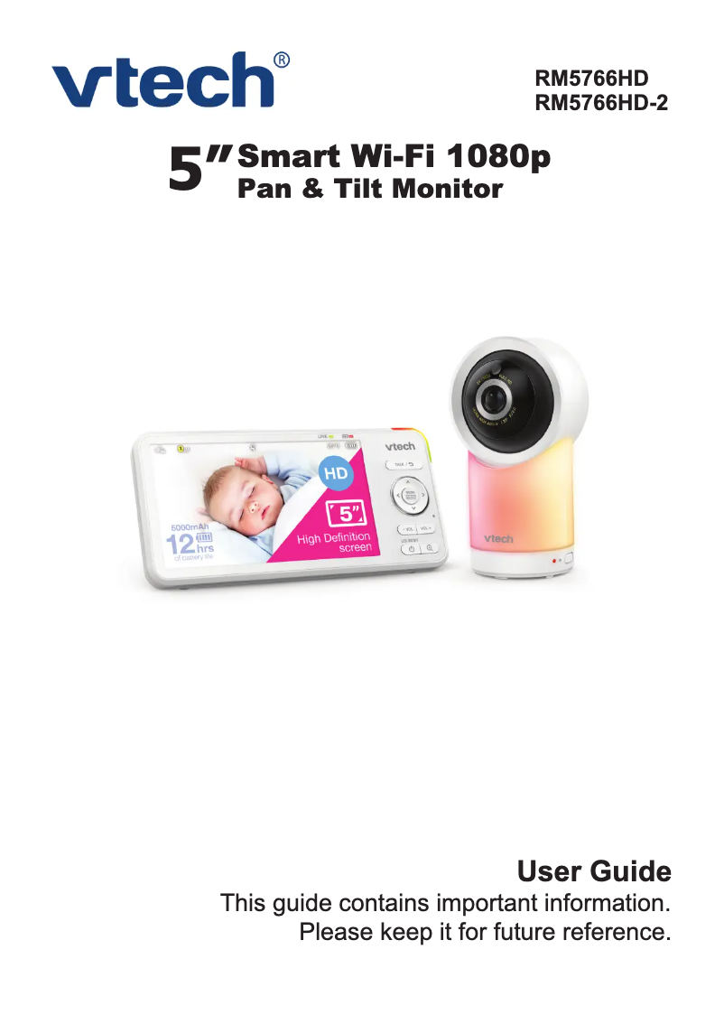 Page 1 de la notice Manuel utilisateur Vtech RM5766HD