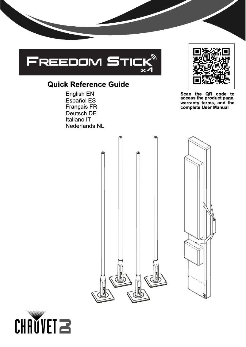 Image de la première page du manuel de l'appareil Freedom Stick X4