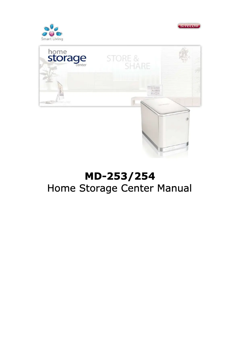 Image de la première page du manuel de l'appareil MD-253