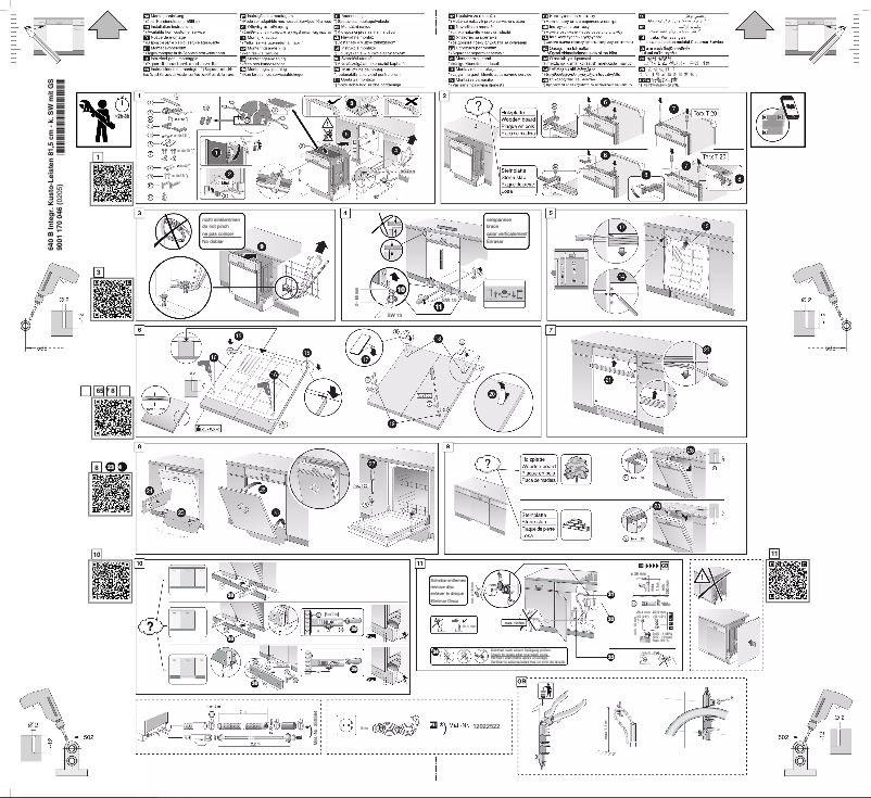Page n°1 - Instructions / montage Junker JS64S00HTE
