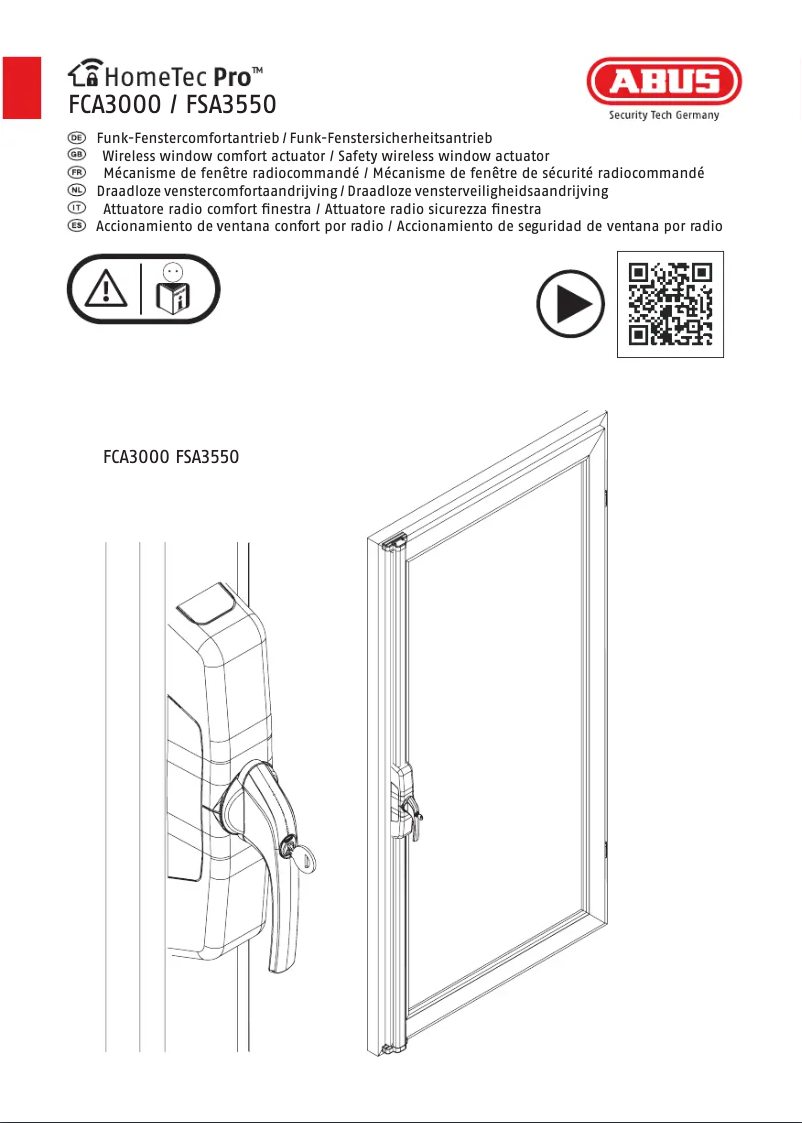 Image de la première page du manuel de l'appareil HomeTec Pro FSA3550