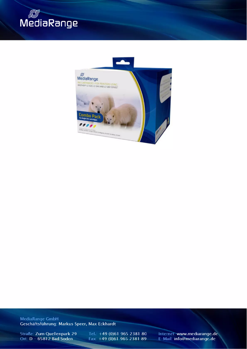 Page 1 de la notice Manuel utilisateur MediaRange MRB1240