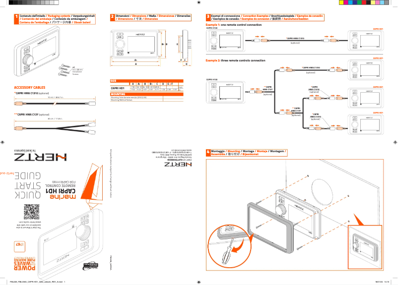 Página 1 del manual Manual de usuario Hertz CAPRI HD1