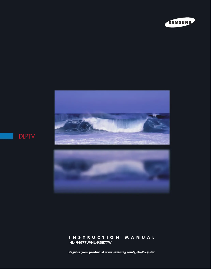 Image de la première page du manuel de l'appareil HL-R5677W