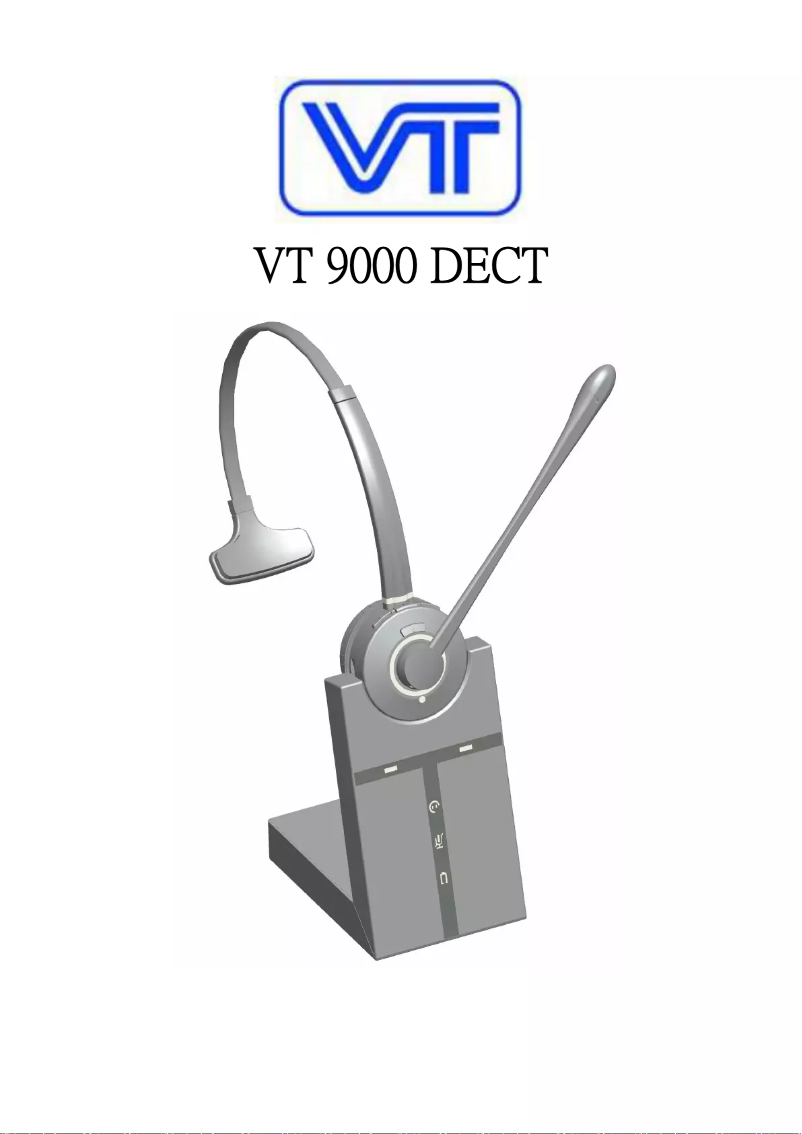 Image de la première page du manuel de l'appareil VT 9000 DECT