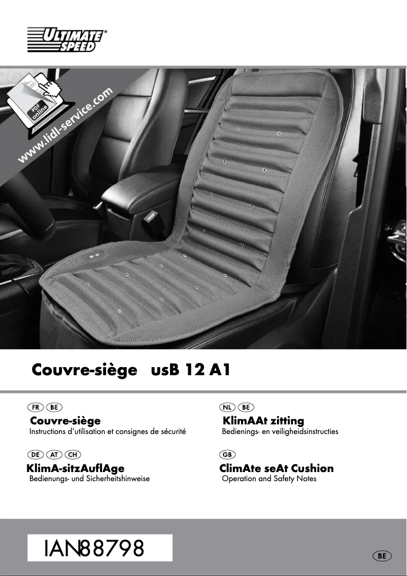 Page 1 de la notice Manuel utilisateur Ultimate Speed USB 12 A