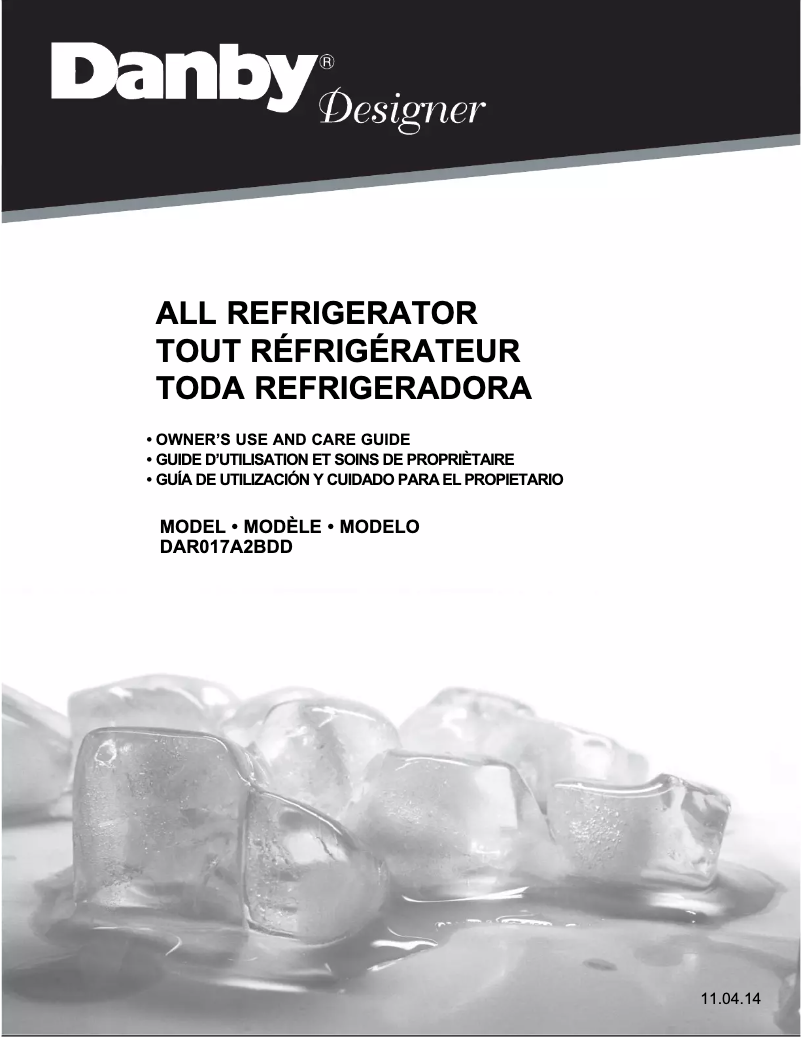 Página 1 del manual Manual de usuario Danby DAR017A2BDD