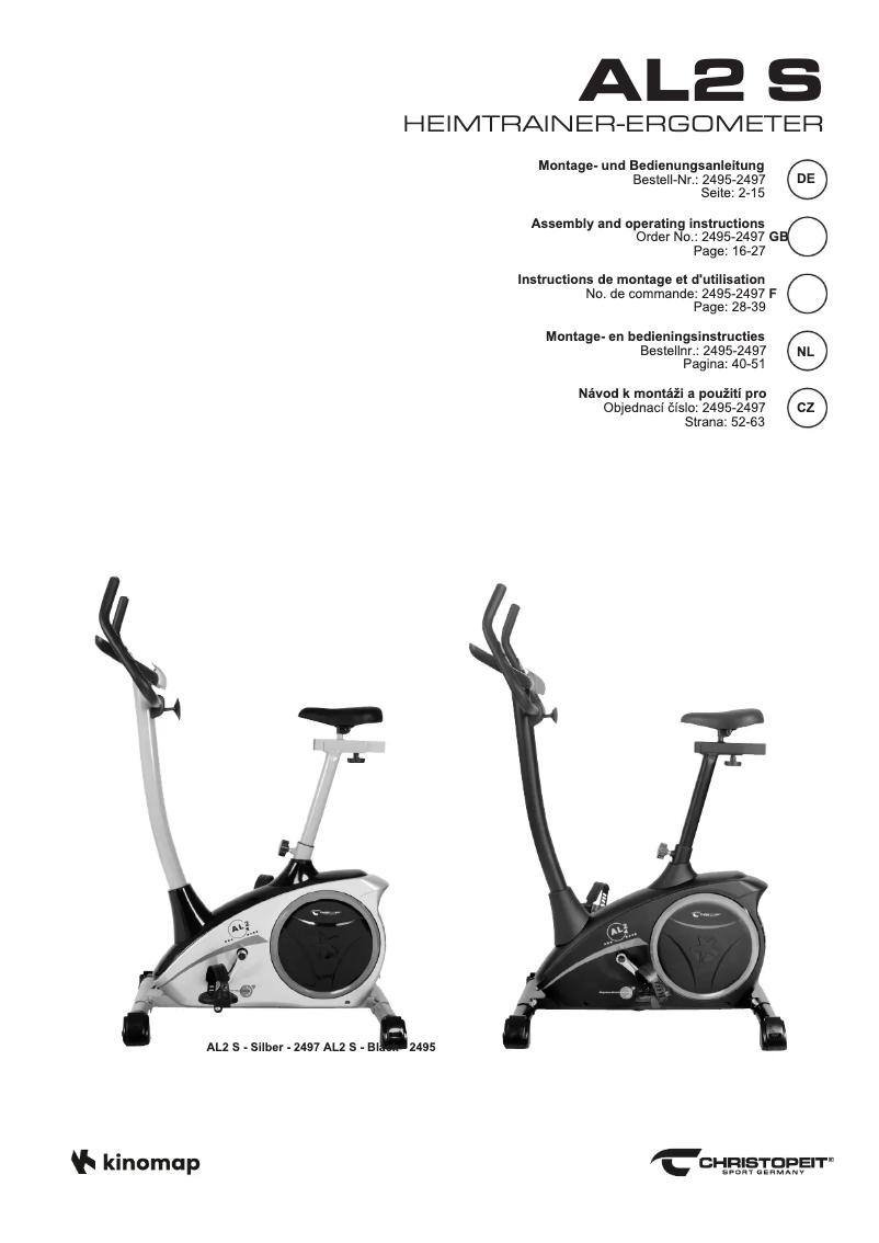 Page n°1 - Manuel utilisateur Christopeit AL 2 S