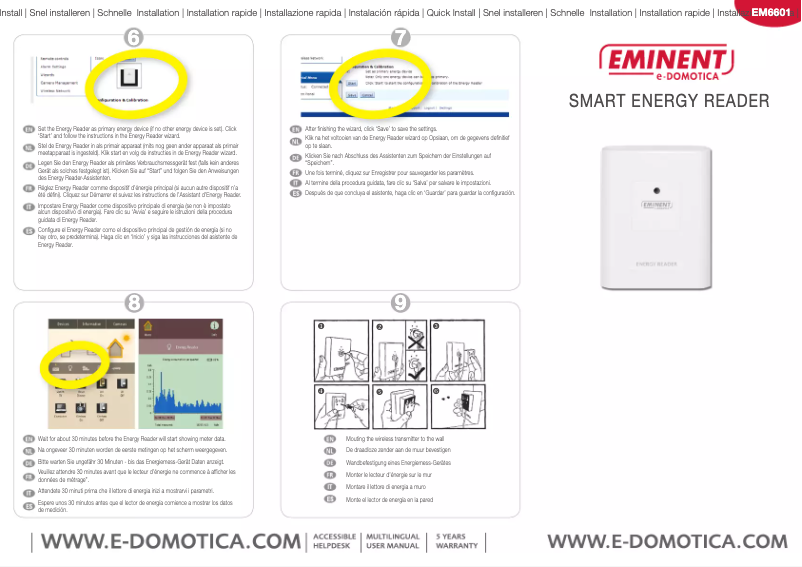 Page 1 de la notice Manuel utilisateur Eminent EM6601
