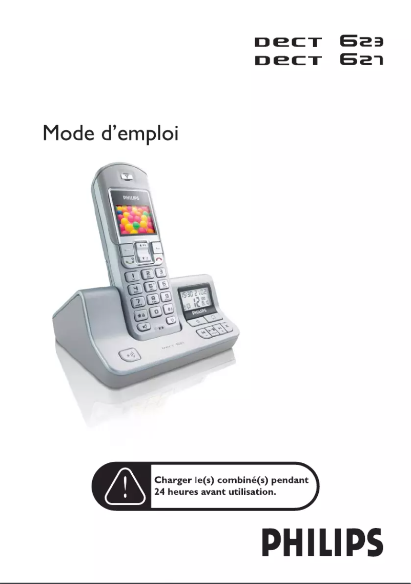 Page 1 of the manual User Manual Philips DECT 627