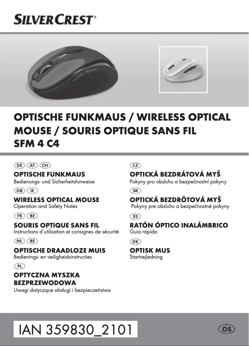 Page n°1 - Manuel utilisateur SilverCrest SFM 4 C4