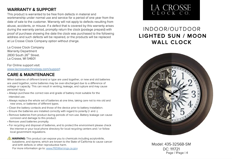 Image de la première page du manuel de l'appareil 435-3256B-SM