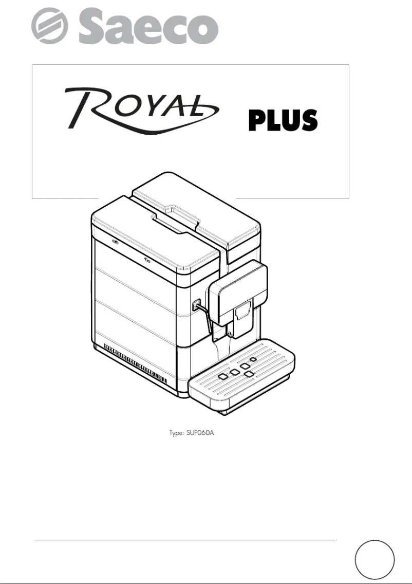 Page n°1 - Manuel utilisateur Saeco Royal Plus