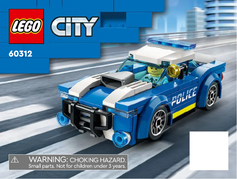 Page 1 de la notice Consignes visuelles Lego City 60312