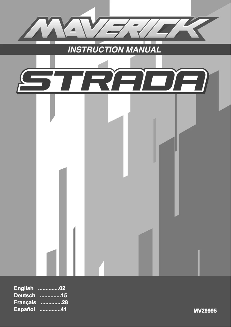 Image de la première page du manuel de l'appareil Strada MT