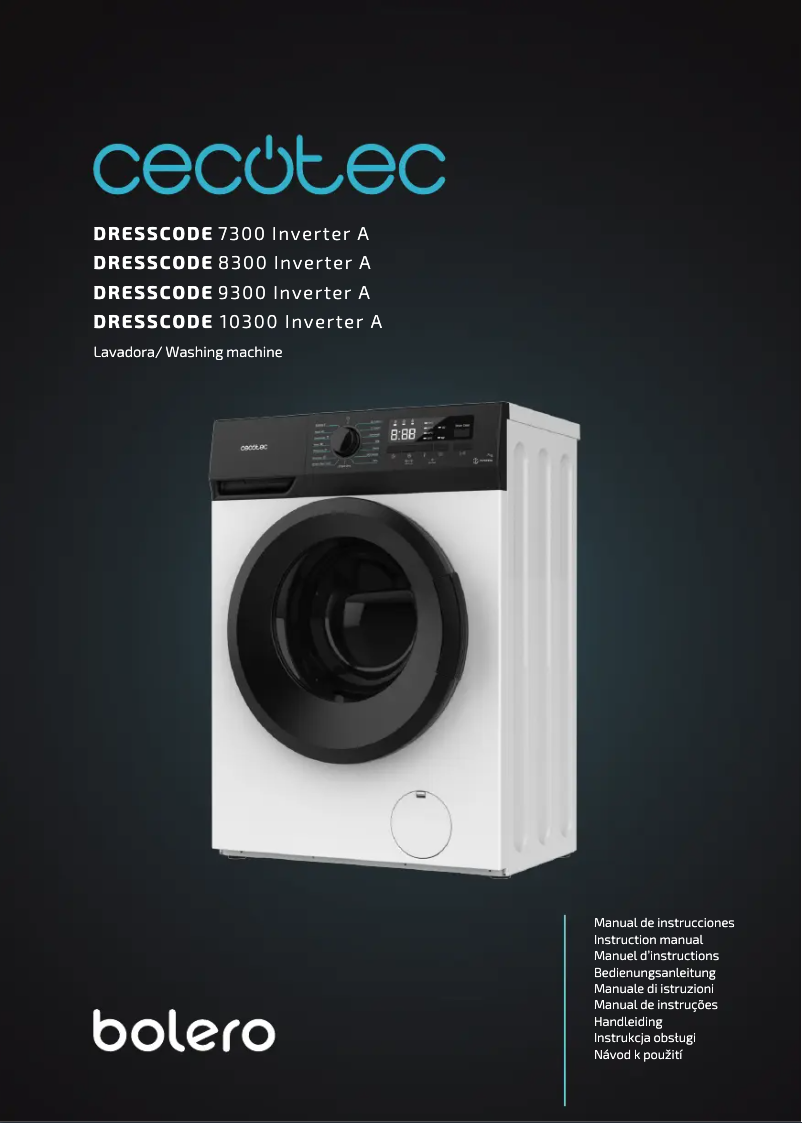 Page 1 of the manual User Manual Cecotec Bolero DressCode 7300 Inverter A