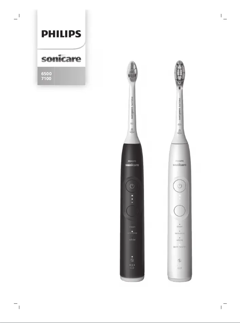 Page n°1 - Manuel utilisateur Philips Sonicare 7100 HX7429