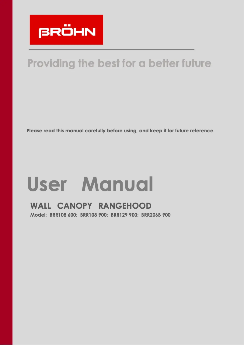 Image de la première page du manuel de l'appareil BRR129900