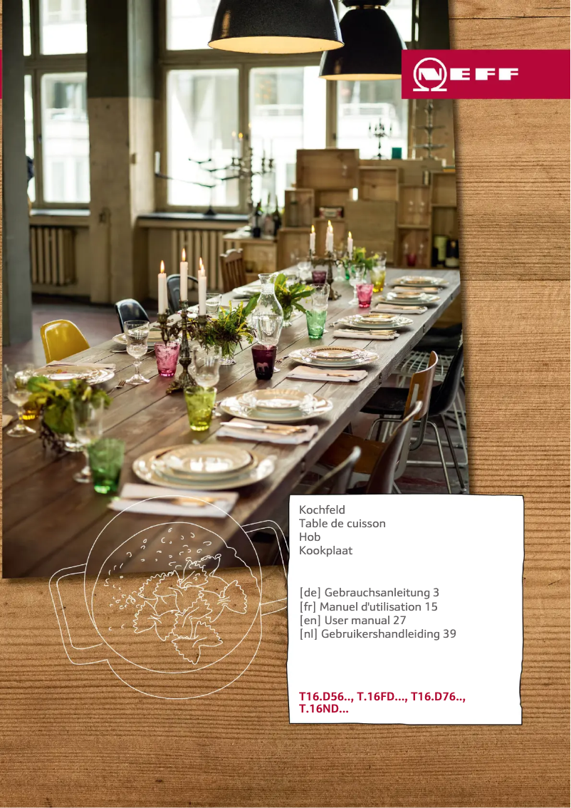Page 1 de la notice Manuel utilisateur Neff T16FD56X0